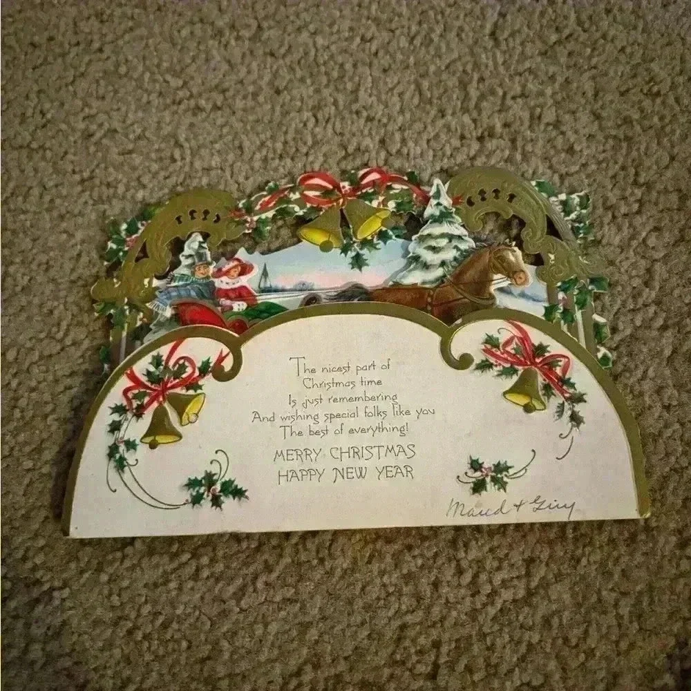 Vintage Hallmark Christmas Card - Picture 8 of 8